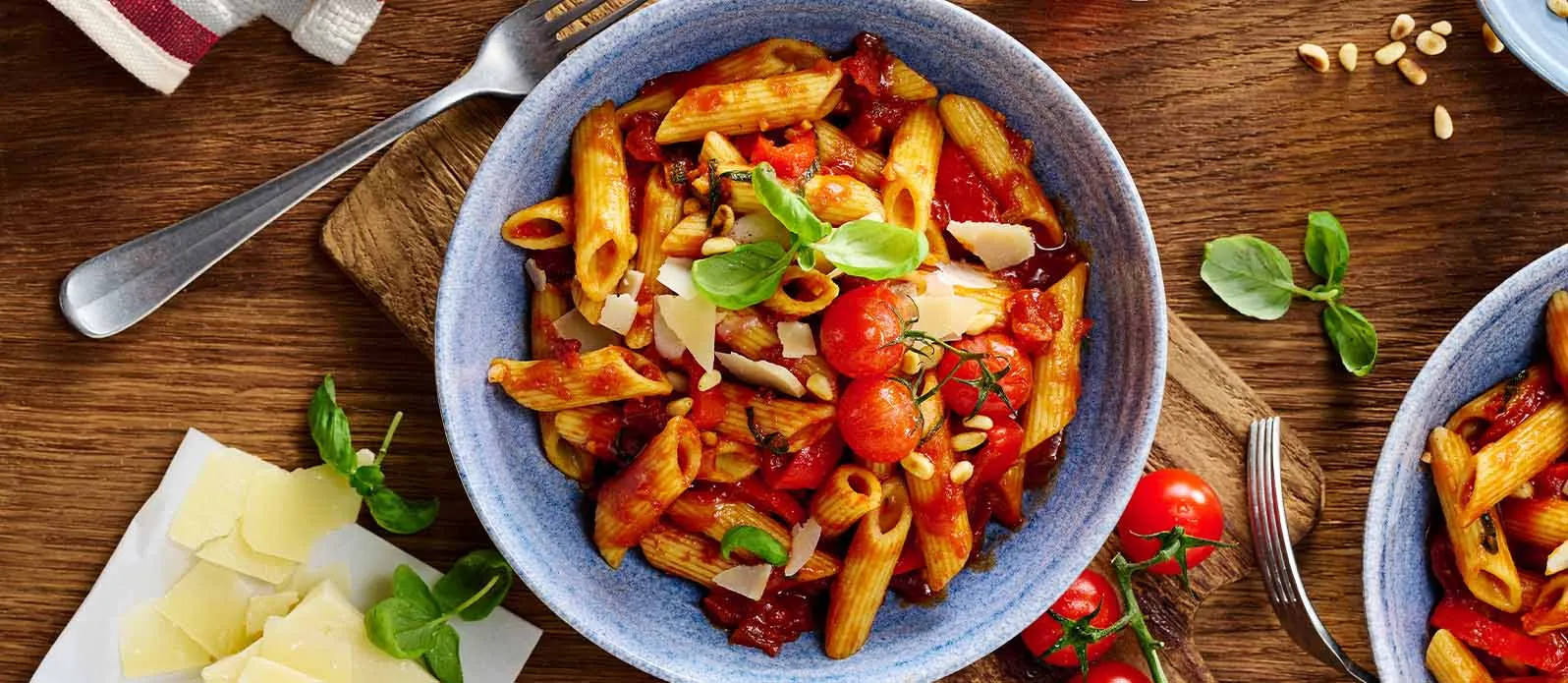 Penne all'arrabbiata con peperoncino