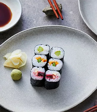 Sushi Maki vegetariani - tre varianti