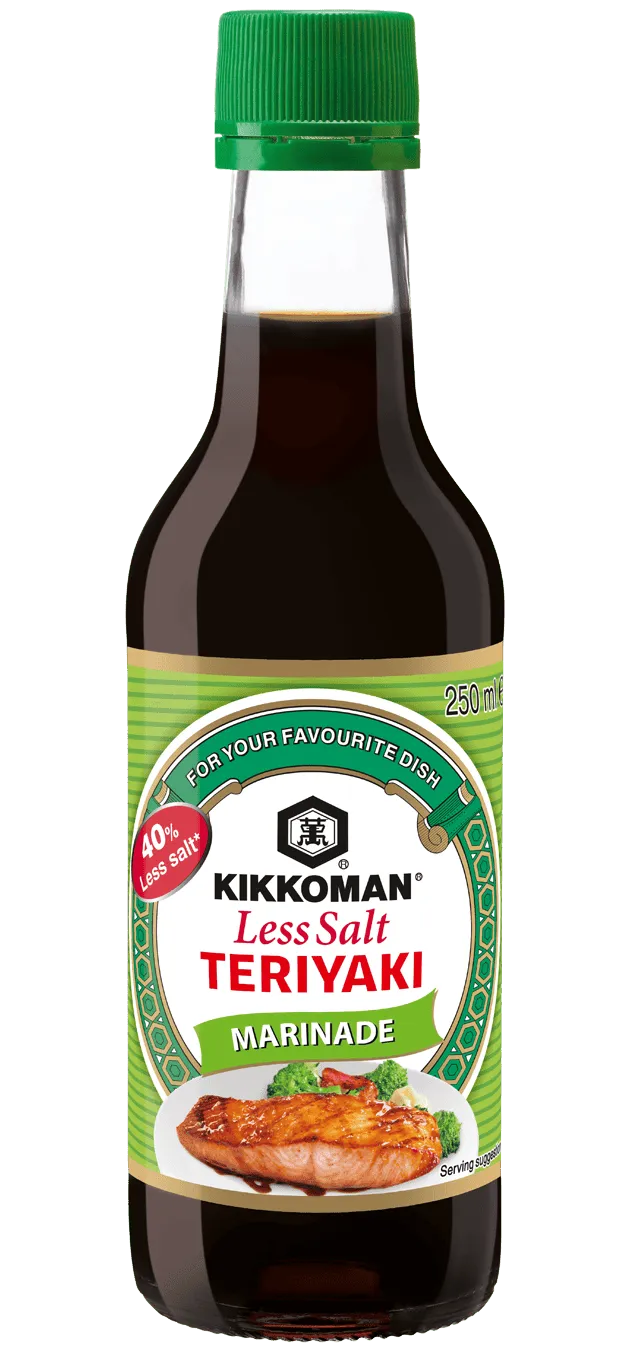 Salsa Teriyaki Marinata a tasso ridotto di sale Bottiglietta da 250 ml