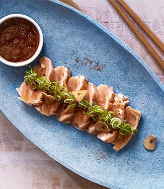 Piccoli tranci di salmone con Ponzu