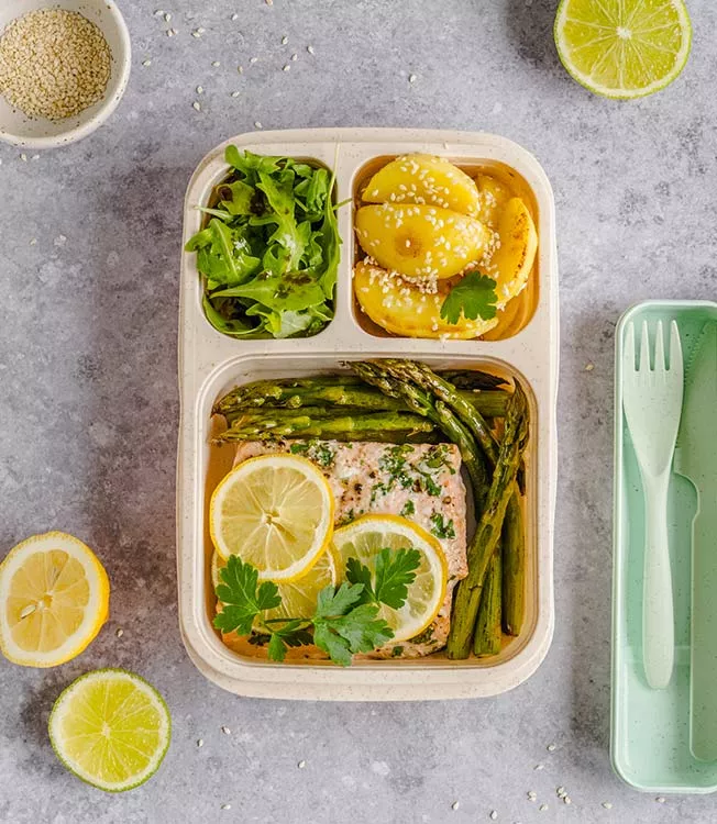 Salmone al forno con agrumi