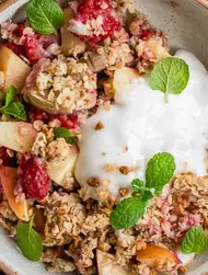 Crumble di frutta con farina integrale