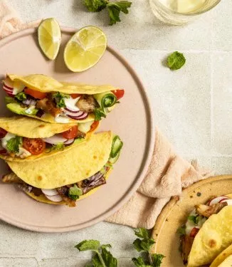 Semplicissimi tacos di pesce con verdure croccanti