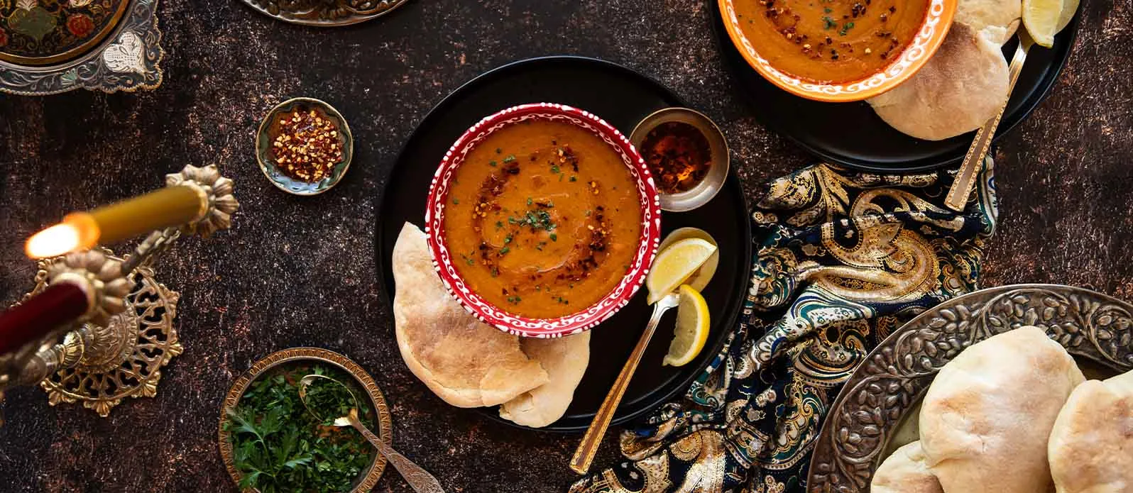 Zuppa turca di lenticchie rosse e carote