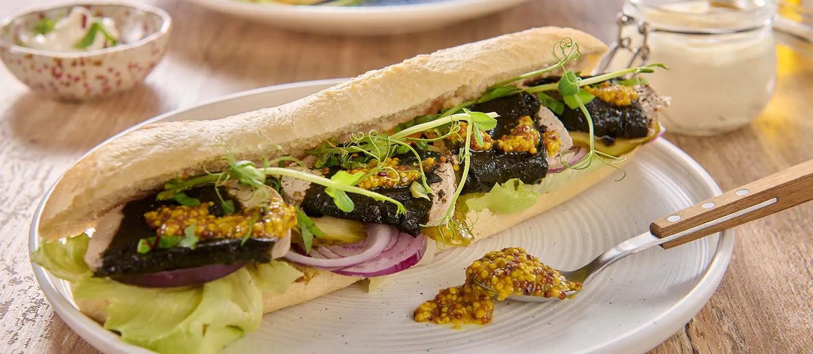 Panino svedese con tofu in stile aringa