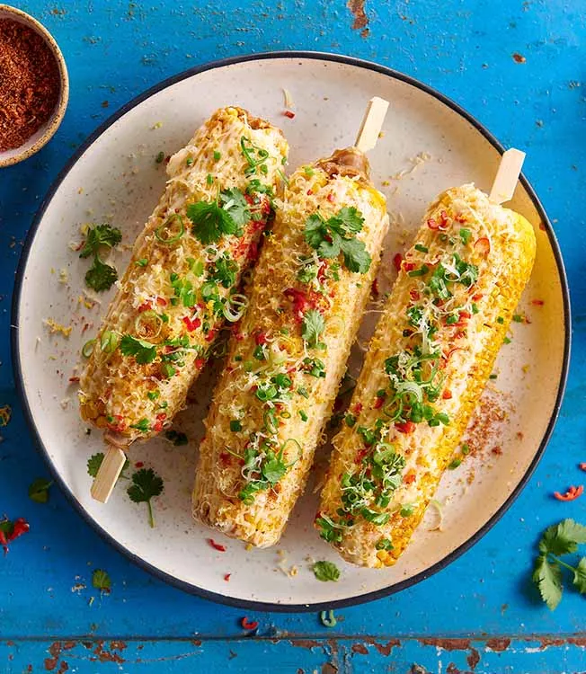 Pannocchia messicana con formaggio piccante