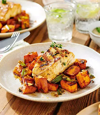 Filetti di merluzzo alla griglia con marinatura allo yogurt e spezie