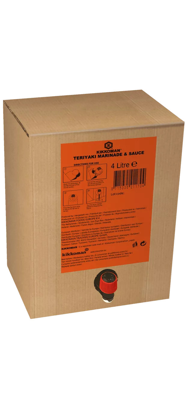 Salsa Teriyaki Marinata Kikkoman Container da 4 L