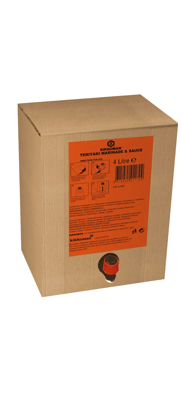 Salsa Teriyaki Marinata Kikkoman Container da 4 L