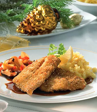 Scorfano atlantico in crosta al sesamo