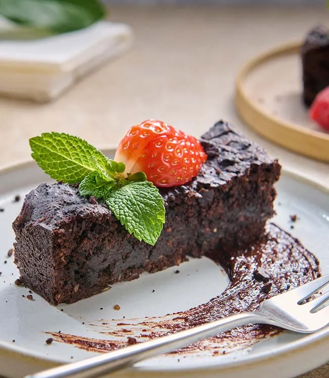 Brownie senza glutine ai fagioli neri