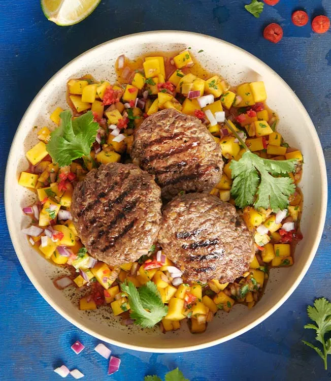 Polpette con salsa al mango