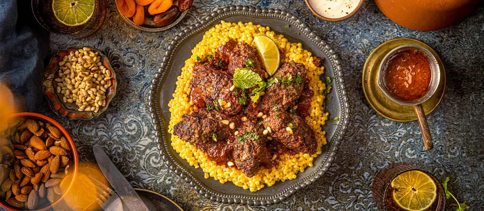 Kofta di Manzo in salsa di pomodoro e soia