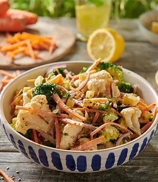 Insalata di verdure croccanti