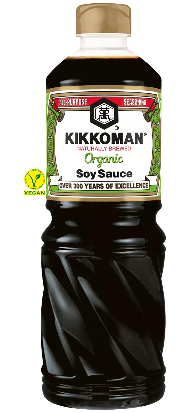 Salsa di Soia Biologica a Fermentazione Naturale Kikkoman PET da 1 L