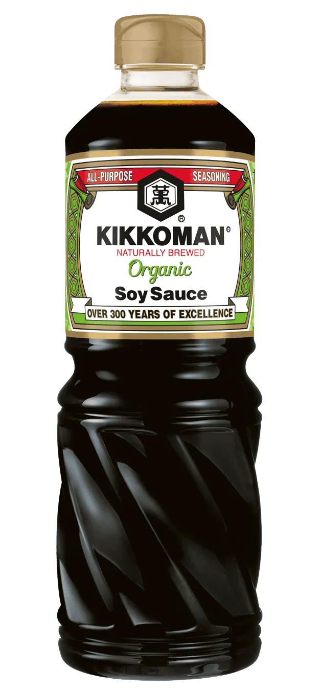 Salsa di Soia Biologica a Fermentazione Naturale Kikkoman PET da 1 L