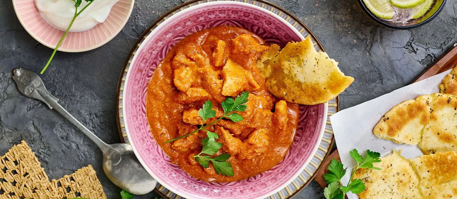 Pollo al burro con ponzu e garam masala
