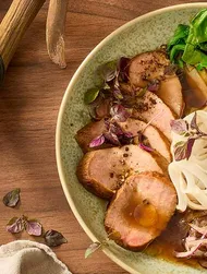 Brodo di noodles con cinghiale teriyaki
