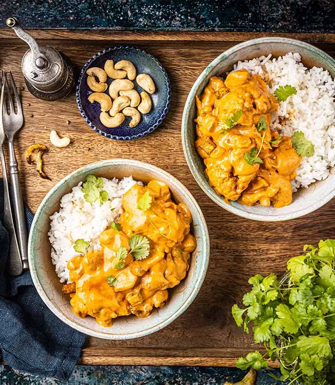 Curry vegano di aloo gobi