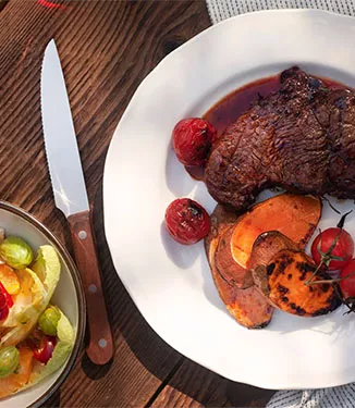 Bistecche di manzo marinate nella salsa Ponzu