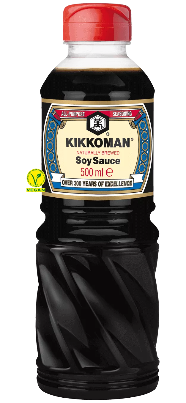 [Translate to Italienisch:] Kikkoman Naturally Brewed Soy Sauce 500 ml PET