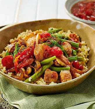 Bowl Vitality Di Pollo & Miglio con Verdure Kimchi