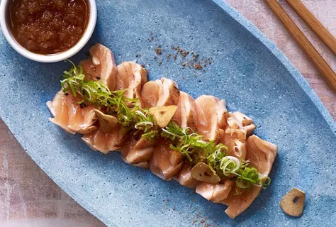 Piccoli tranci di salmone con Ponzu
