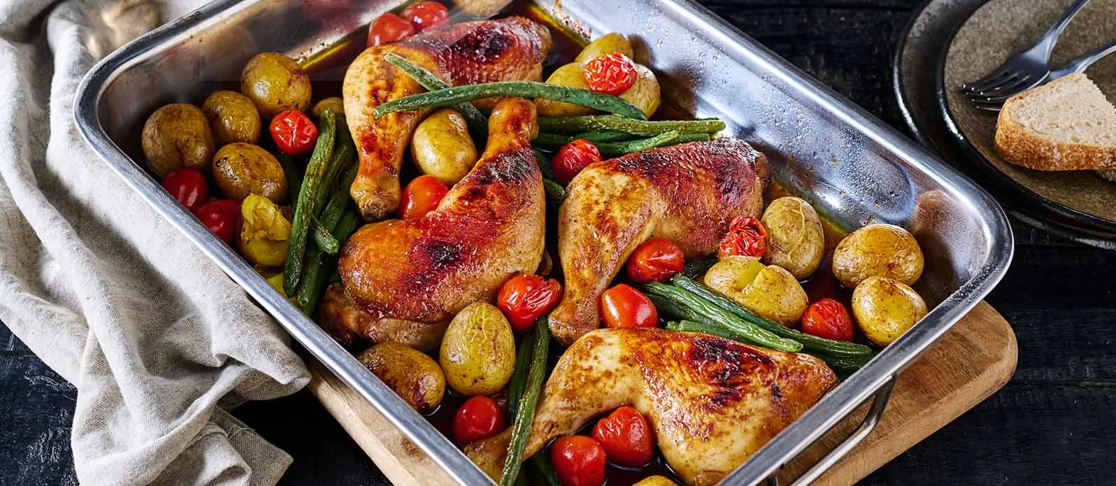 Cosce di pollo con soia e miele