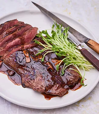 Carne di manzo marinata nella salsa Ponzu