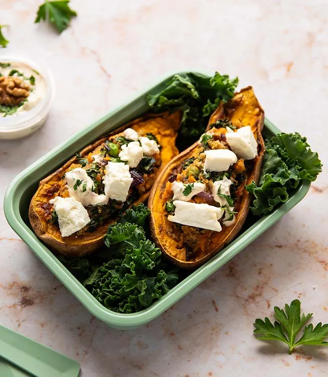 Patate dolci ripiene di quinoa