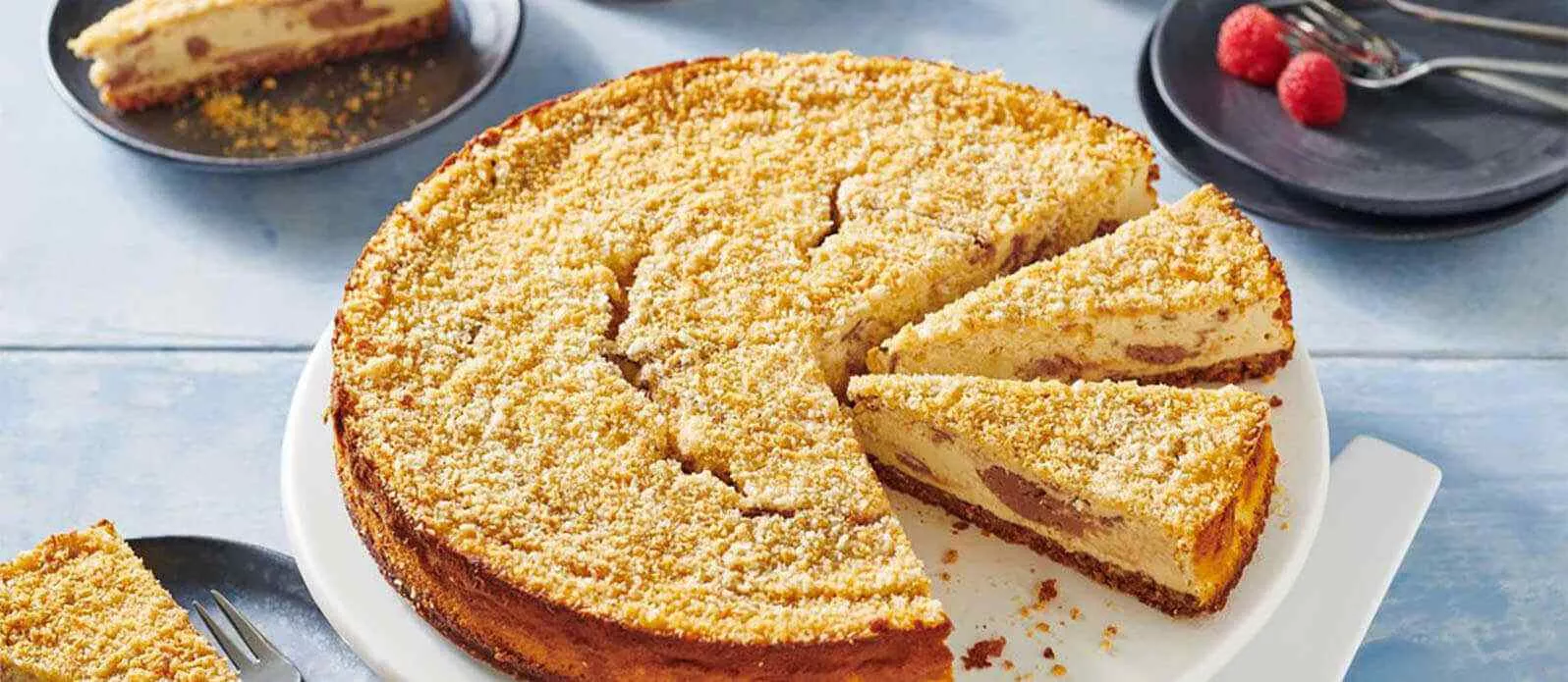 Cheesecake al cioccolato croccante