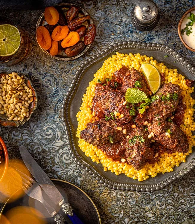 Kofta di Manzo in salsa di pomodoro e soia