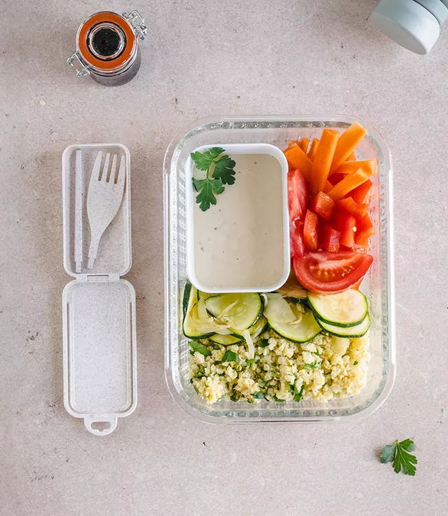 Bowl rinfrescante a base di verdure