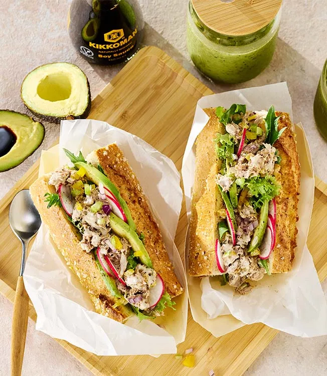 Sandwich con insalata di tonno