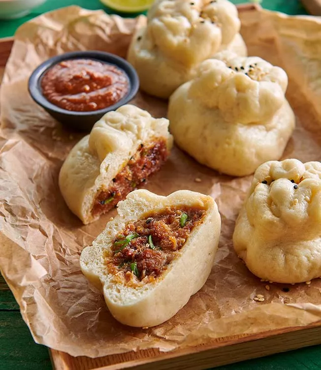 Bao con carne di granchio