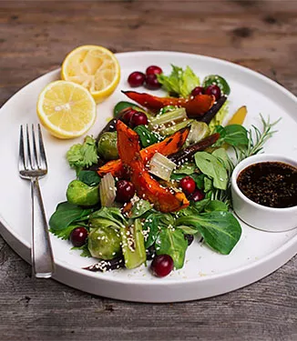 Insalata di verdure con Marinata Teriyaki al sesamo