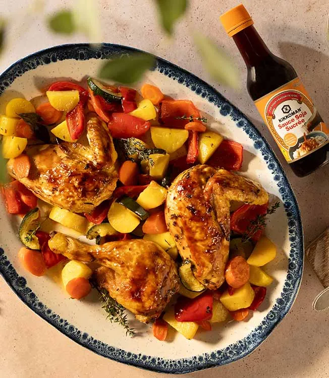 Pollo arrosto con erbe di Provenza e soia
