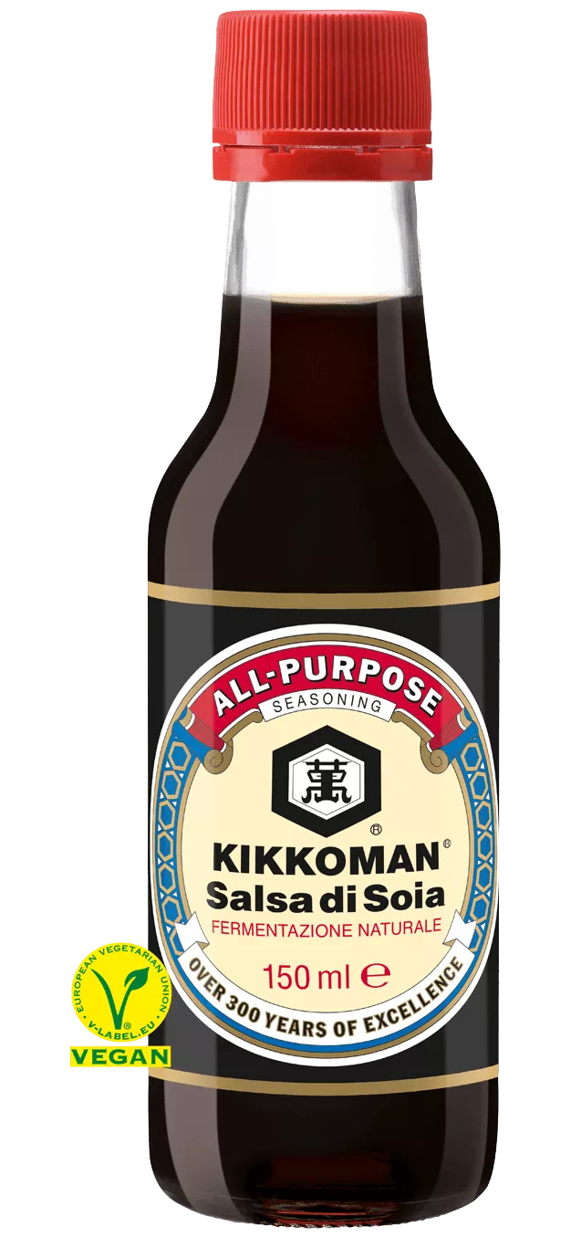 Salsa di Soia a Fermentazione Naturale Kikkoman Bottiglietta da 150 ml Salsa di Soia a Fermentazione Naturale Kikkoman Bottiglietta da 150 ml