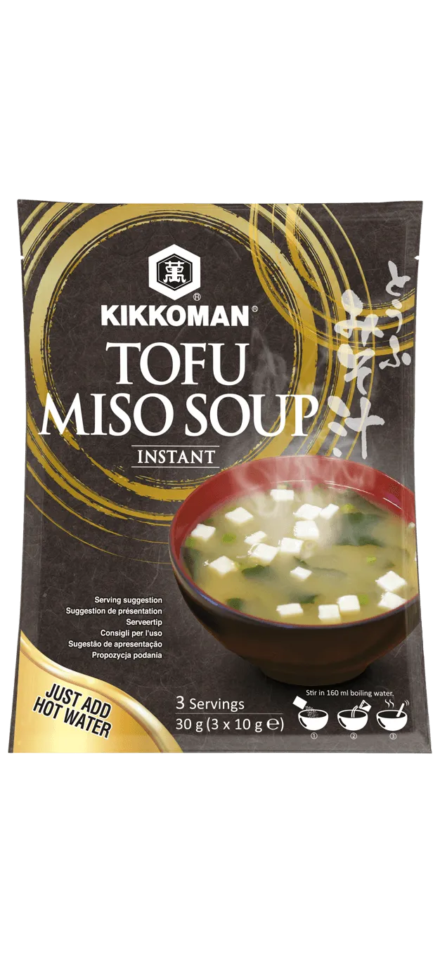 Zuppa pronta di Tofu Miso Kikkoman 10 g x 3
