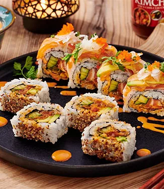 Roll di tonno e salmone piccanti