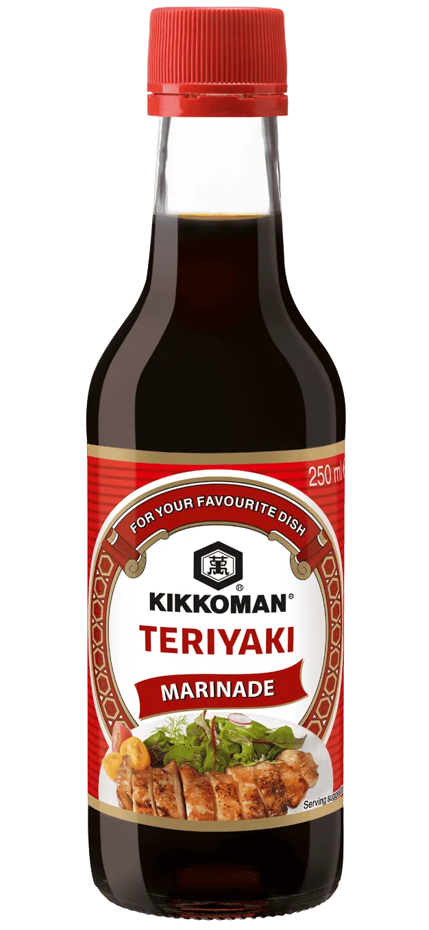 Salsa Teriyaki Marinata Kikkoman Bottiglietta da 250 ml