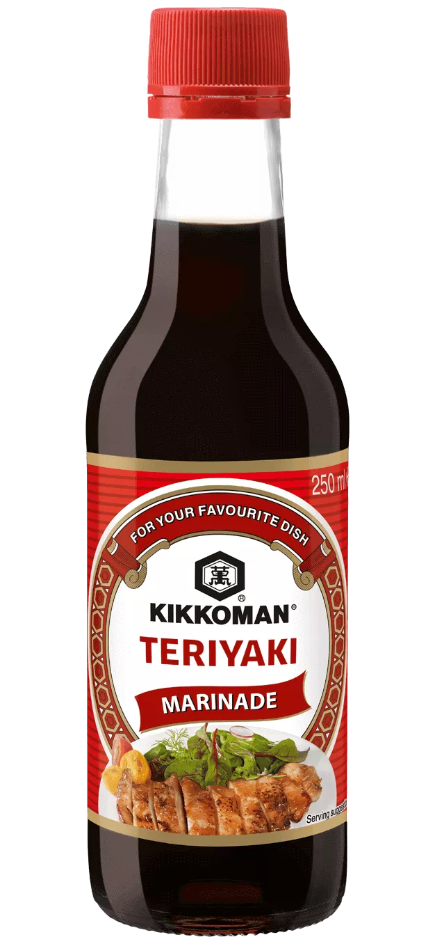 Salsa Teriyaki Marinata Kikkoman Bottiglietta da 250 ml