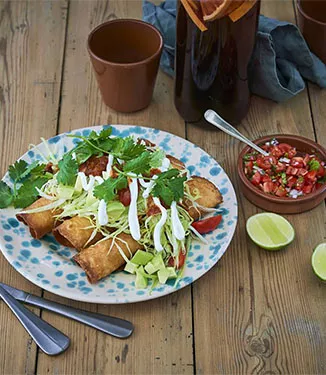 Taquitos croccanti di pollo